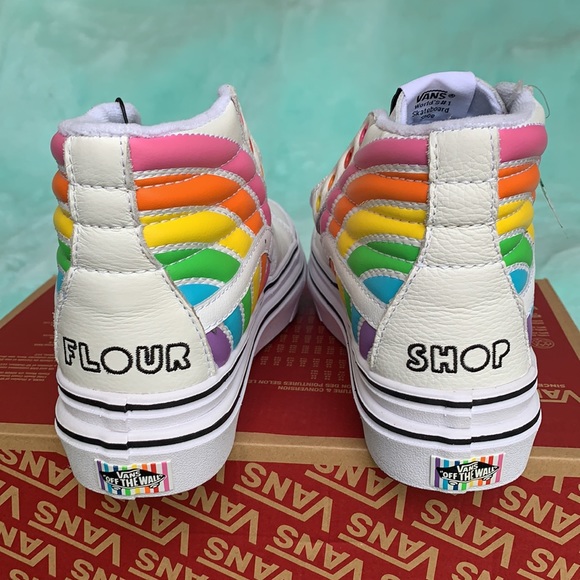 VANS SUPER COMFYCUSH S FLOUR SHOP RAINBOW/TRWHT WM - Picture 10 of 16